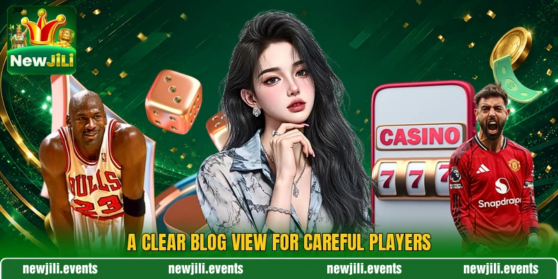 A clear blog view for careful players A clear blog view for careful players
