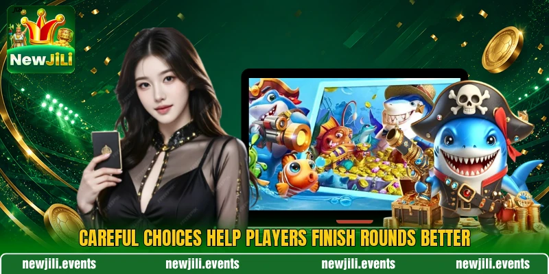 Careful choices help players finish rounds better
