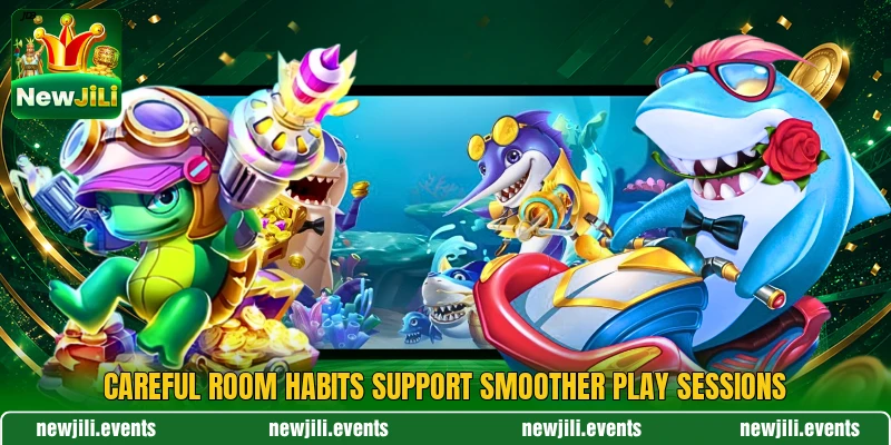 Careful room habits support smoother play sessions