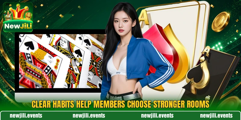 Clear habits help members choose stronger rooms