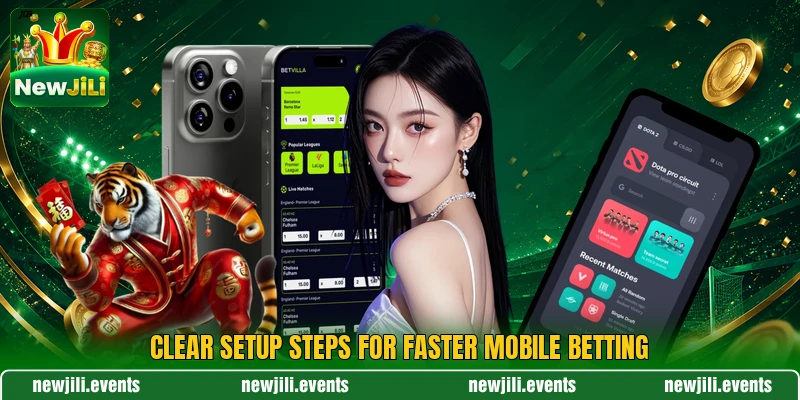 Clear setup steps for faster mobile betting