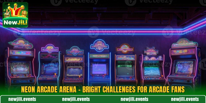 Neon Arcade Arena - Bright Challenges For Arcade Fans