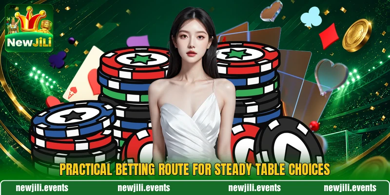 Practical betting route for steady table choices