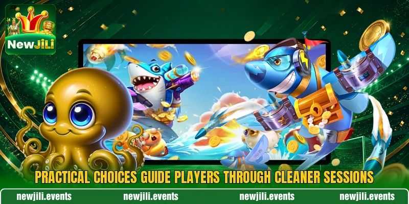 Practical choices guide players through cleaner sessions Practical choices guide players through cleaner sessions