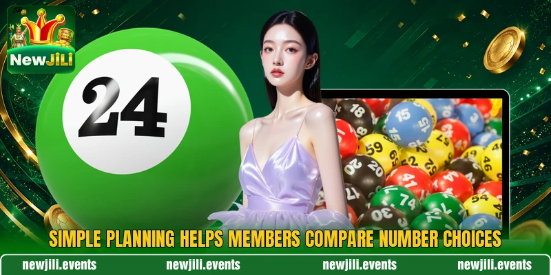 Simple planning helps members compare number choices Simple planning helps members compare number choices