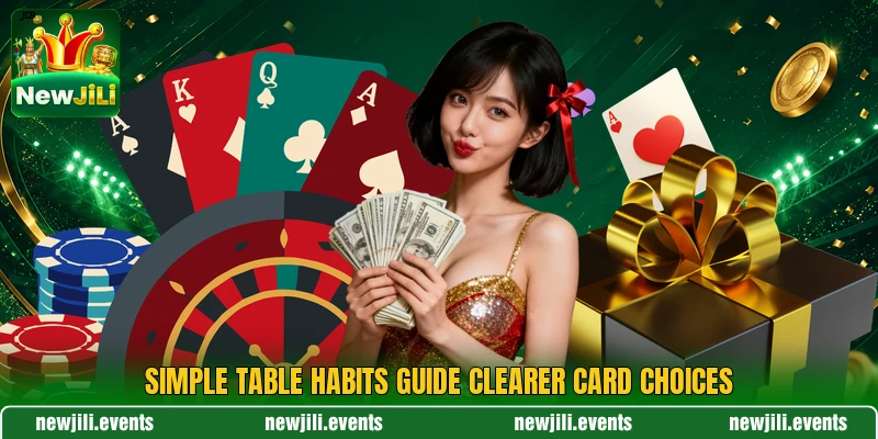 Simple table habits guide clearer card choices Simple table habits guide clearer card choices