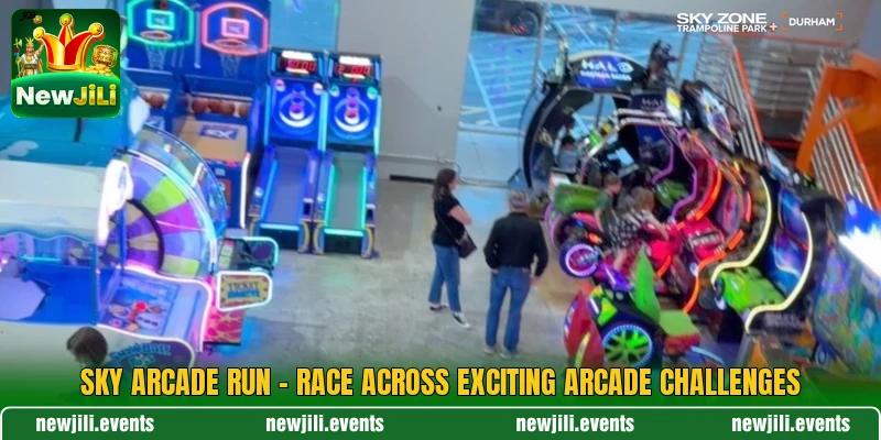 Sky Arcade Run - Race Across Exciting Arcade Challenges