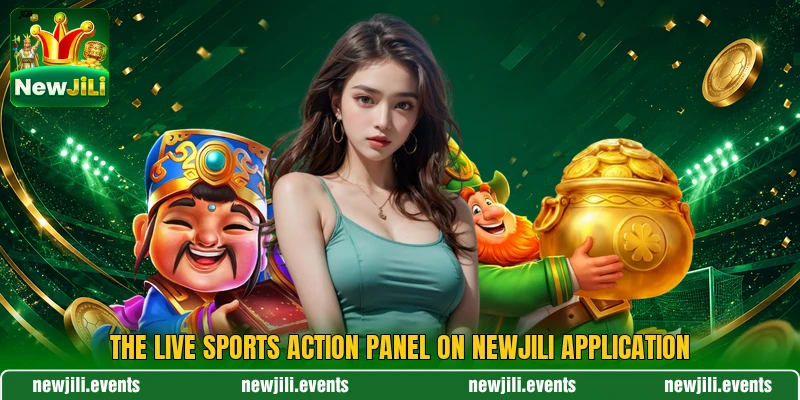 The live sports action panel on NEWJILI application The live sports action panel on NEWJILI application